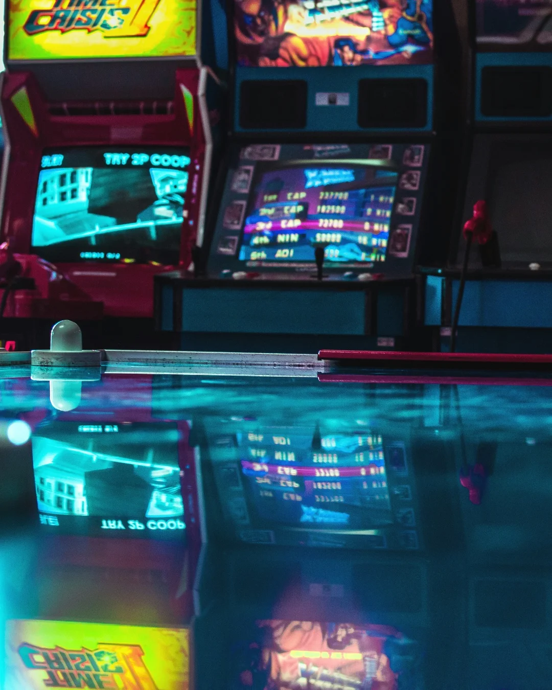 Vintage arcade restoration